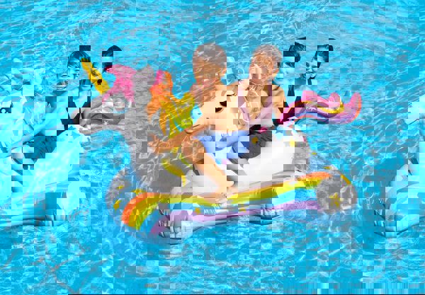 Intex Μονόκερος Ride On 163x86cm (57552NP) 